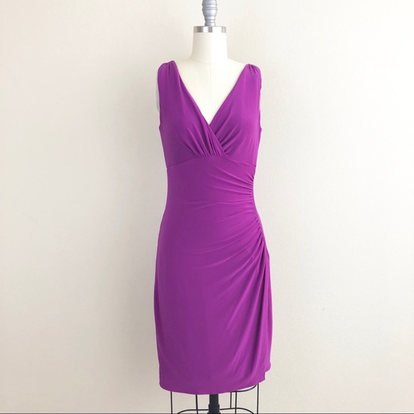 Lauren Ralph Lauren Dresses & Skirts - Lauren Ralph Lauren Ruched Bodycon Dress